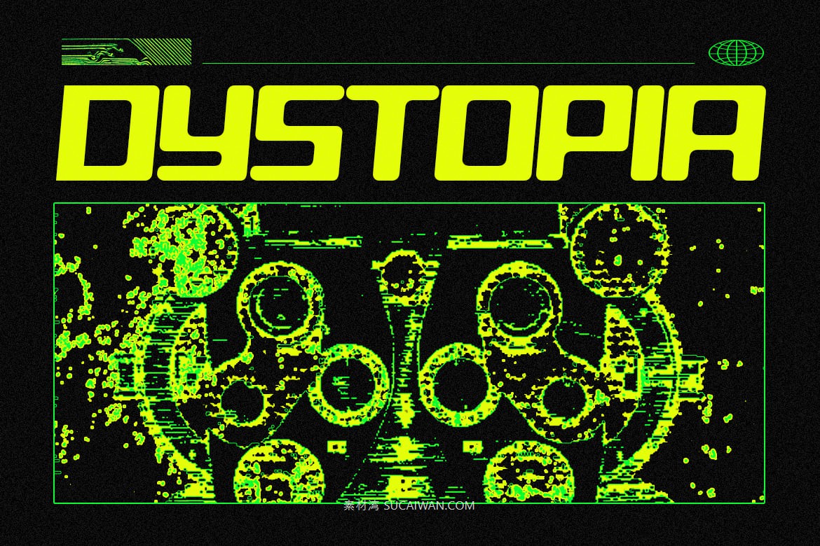 未来科幻赛博朋克品牌海报徽标设计y2k无衬线英文字体 Cyrovoid – Futuristic Tech Font 设计素材 第10张-素材湾丨精选海外优质设计素材资源 未来科幻赛博朋克品牌海报徽标设计y2k无衬线英文字体 Cyrovoid – Futuristic Tech Font 设计素材 sucaiwan.com