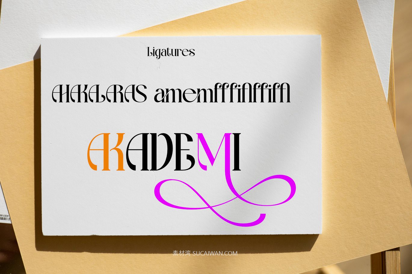 时尚优雅品牌海报徽标设计衬线英文字体安装包 Qebyoda – Elegant Luxury Font , 第7张-素材湾丨精选海外优质设计素材资源 时尚优雅品牌海报徽标设计衬线英文字体安装包 Qebyoda – Elegant Luxury Font , sucaiwan.com