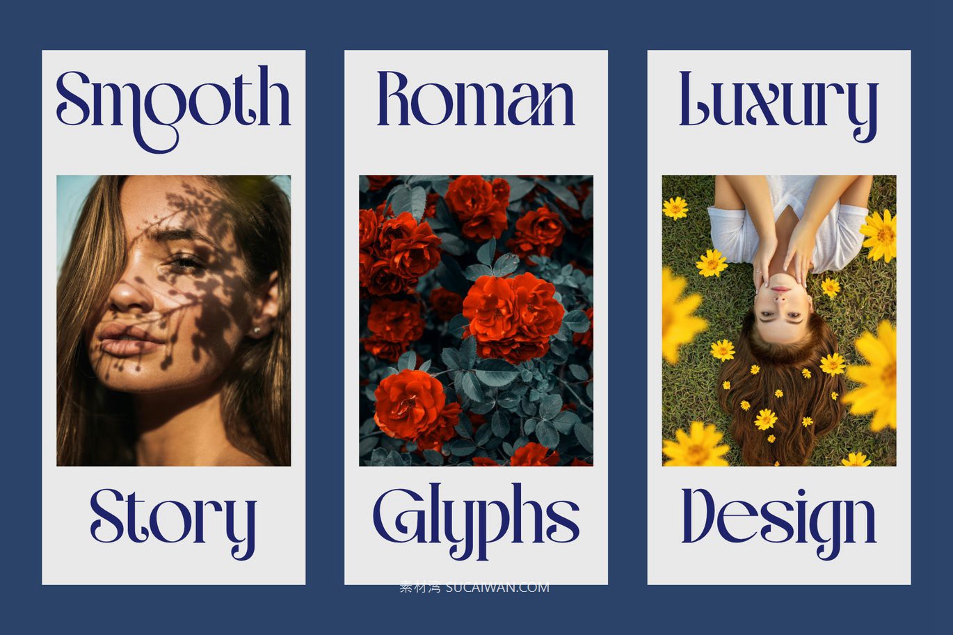 时尚优雅品牌海报徽标设计衬线英文字体安装包 Qebyoda – Elegant Luxury Font , 第10张-素材湾丨精选海外优质设计素材资源 时尚优雅品牌海报徽标设计衬线英文字体安装包 Qebyoda – Elegant Luxury Font , sucaiwan.com