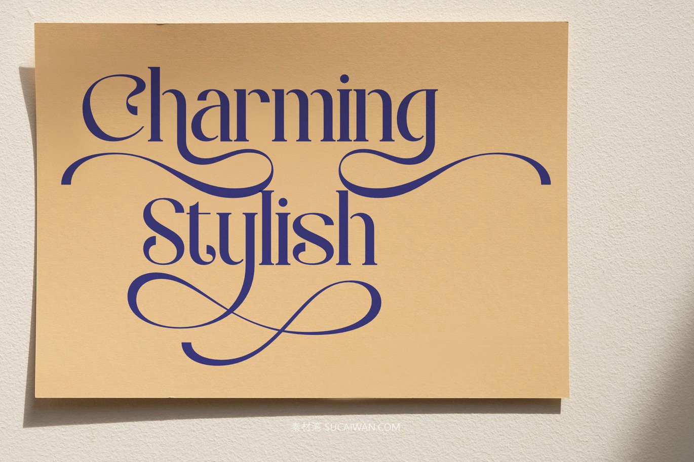 时尚优雅品牌海报徽标设计衬线英文字体安装包 Qebyoda – Elegant Luxury Font , 第11张-素材湾丨精选海外优质设计素材资源 时尚优雅品牌海报徽标设计衬线英文字体安装包 Qebyoda – Elegant Luxury Font , sucaiwan.com