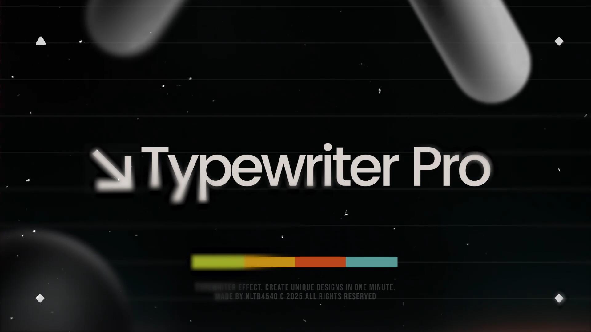 AE/PR模板：自动光标打字机文字标题移动效果动画模板预设 , sucaiwan.com