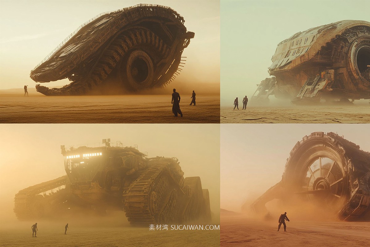 516款AI人工智能Midjourney生成未来科幻赛博朋克场景图片/关键词代码咒语素材包 516 Ai Art Prompts & Images For Minimal Sci-Fi , 第5张-素材湾丨精选海外优质设计素材资源 516款AI人工智能Midjourney生成未来科幻赛博朋克场景图片/关键词代码咒语素材包 516 Ai Art Prompts & Images For Minimal Sci-Fi , sucaiwan.com