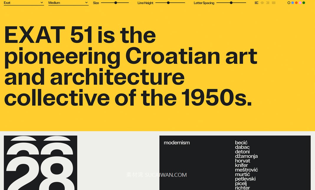 现代主义国外时尚前卫几何风视觉海报标题logo设计无衬线英文字体安装包 Exat Font Family , 第3张-素材湾丨精选海外优质设计素材资源 现代主义国外时尚前卫几何风视觉海报标题logo设计无衬线英文字体安装包 Exat Font Family , sucaiwan.com