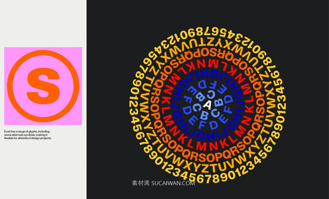 现代主义国外时尚前卫几何风视觉海报标题logo设计无衬线英文字体安装包 Exat Font Family , 第2张-素材湾丨精选海外优质设计素材资源 现代主义国外时尚前卫几何风视觉海报标题logo设计无衬线英文字体安装包 Exat Font Family , sucaiwan.com