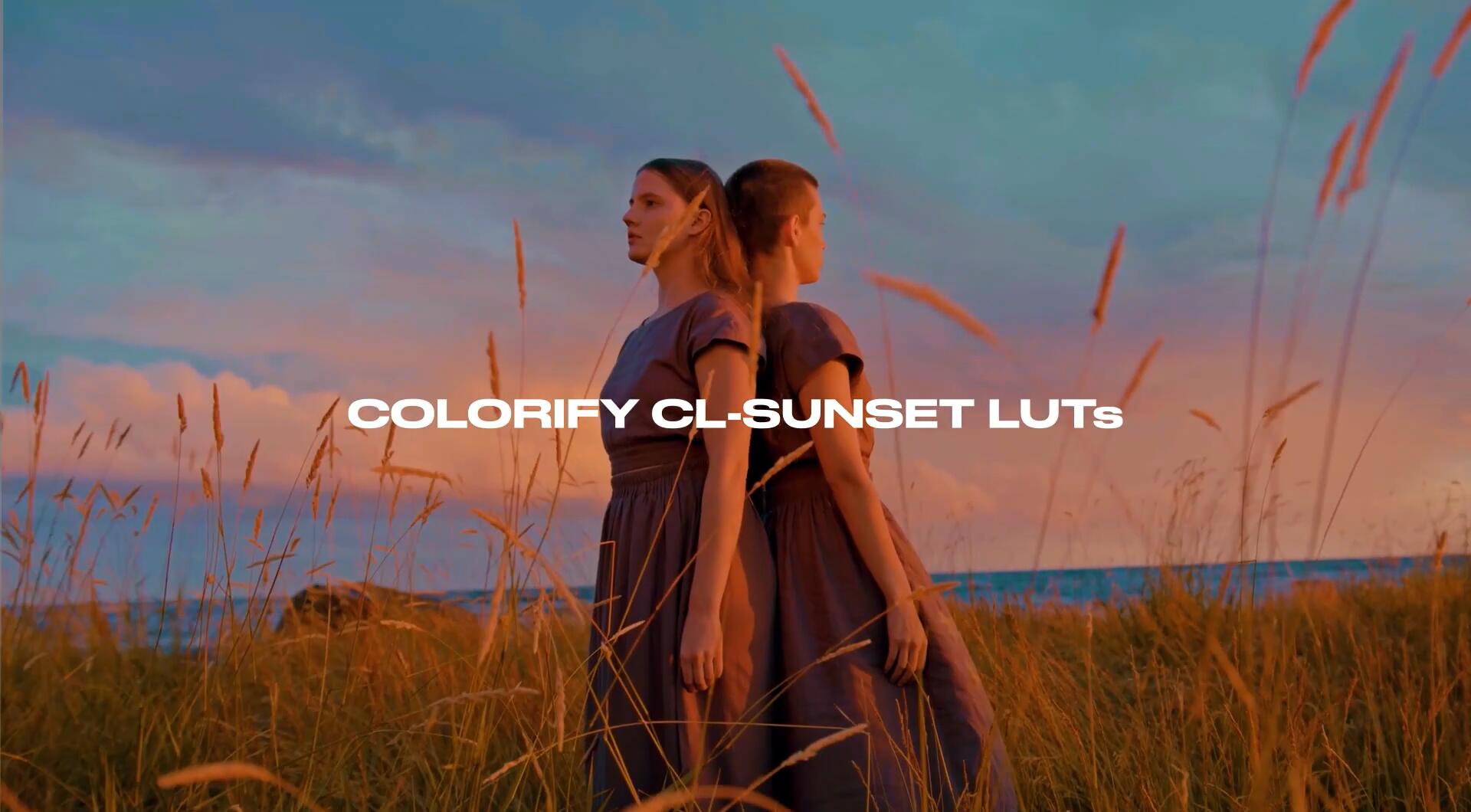 32组电影级日落场景暖色调阿莱风Log视频调色颜色分级LUT预设包 Pixflow – CL-Sunset Coloring LUTs , sucaiwan.com