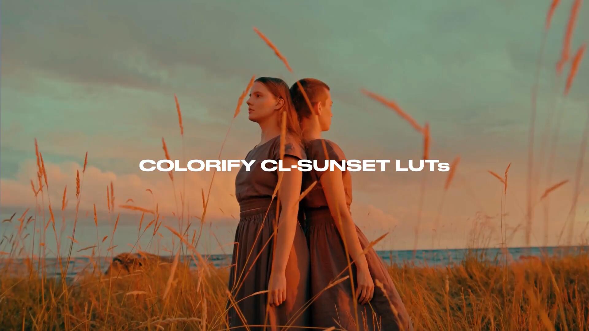 32组电影级日落场景暖色调阿莱风Log视频调色颜色分级LUT预设包 Pixflow – CL-Sunset Coloring LUTs , sucaiwan.com