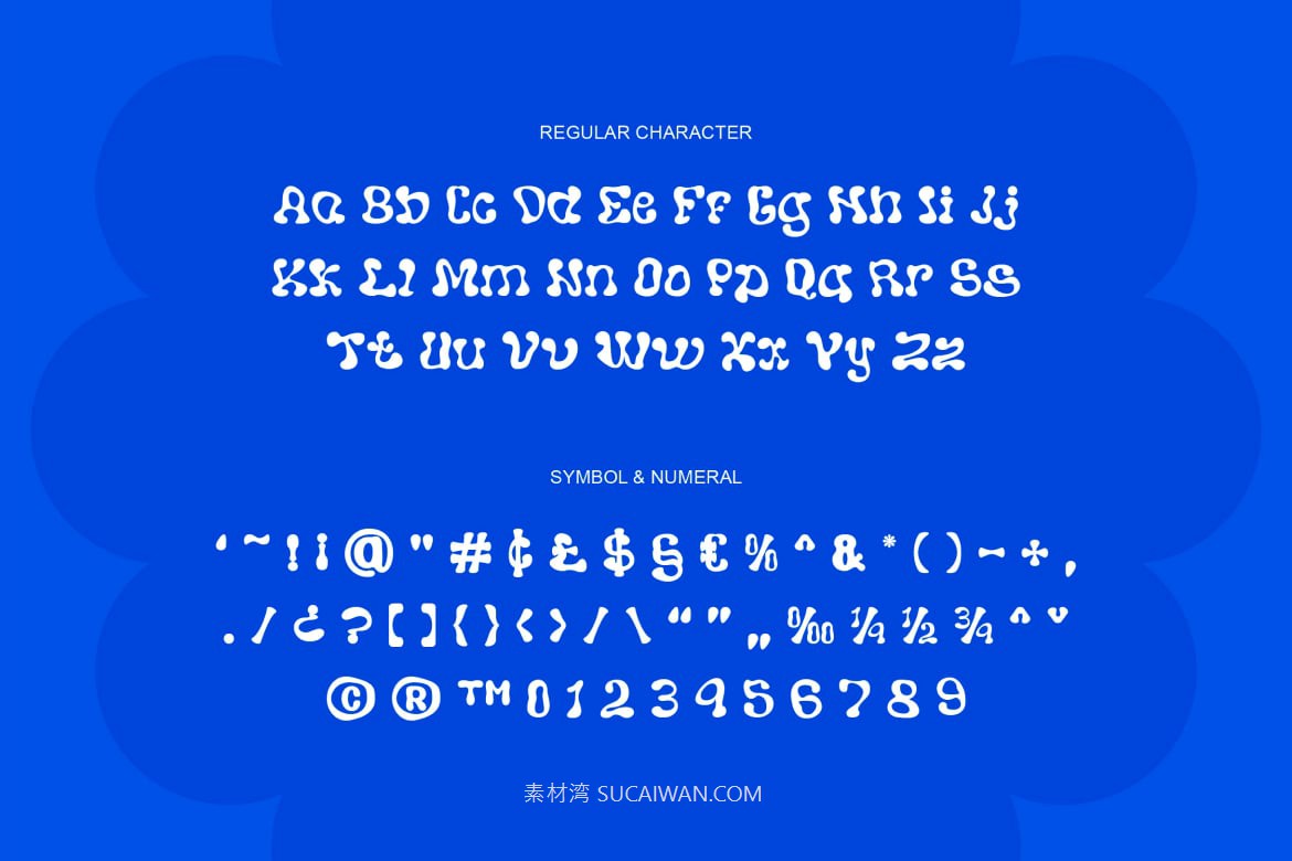 创意俏皮品牌海报包装设计装饰英文字体安装包 Moopins Creative Font , 第3张-素材湾丨精选海外优质设计素材资源 创意俏皮品牌海报包装设计装饰英文字体安装包 Moopins Creative Font , sucaiwan.com