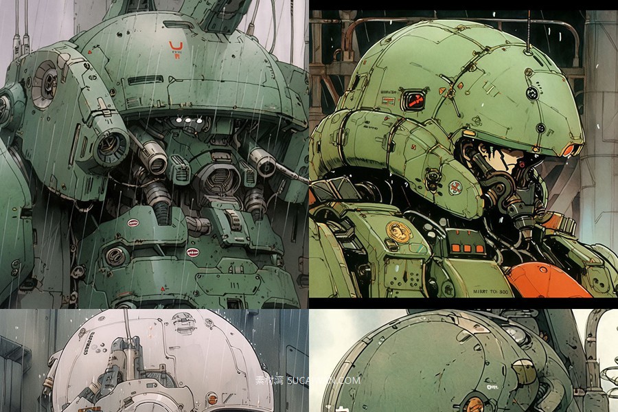 343款AI人工智能Midjourney生成复古动漫漫画电脑手机壁纸图片/关键词代码咒语素材包 343 Midjourney Prompts for Retro Anime , 第4张-素材湾丨精选海外优质设计素材资源 343款AI人工智能Midjourney生成复古动漫漫画电脑手机壁纸图片/关键词代码咒语素材包 343 Midjourney Prompts for Retro Anime , sucaiwan.com