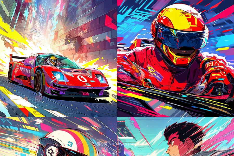 343款AI人工智能Midjourney生成复古动漫漫画电脑手机壁纸图片/关键词代码咒语素材包 343 Midjourney Prompts for Retro Anime , 第11张-素材湾丨精选海外优质设计素材资源 343款AI人工智能Midjourney生成复古动漫漫画电脑手机壁纸图片/关键词代码咒语素材包 343 Midjourney Prompts for Retro Anime , sucaiwan.com