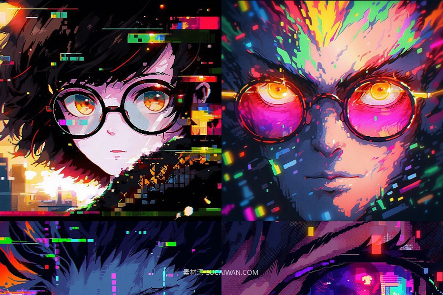 343款AI人工智能Midjourney生成复古动漫漫画电脑手机壁纸图片/关键词代码咒语素材包 343 Midjourney Prompts for Retro Anime , 第16张-素材湾丨精选海外优质设计素材资源 343款AI人工智能Midjourney生成复古动漫漫画电脑手机壁纸图片/关键词代码咒语素材包 343 Midjourney Prompts for Retro Anime , sucaiwan.com