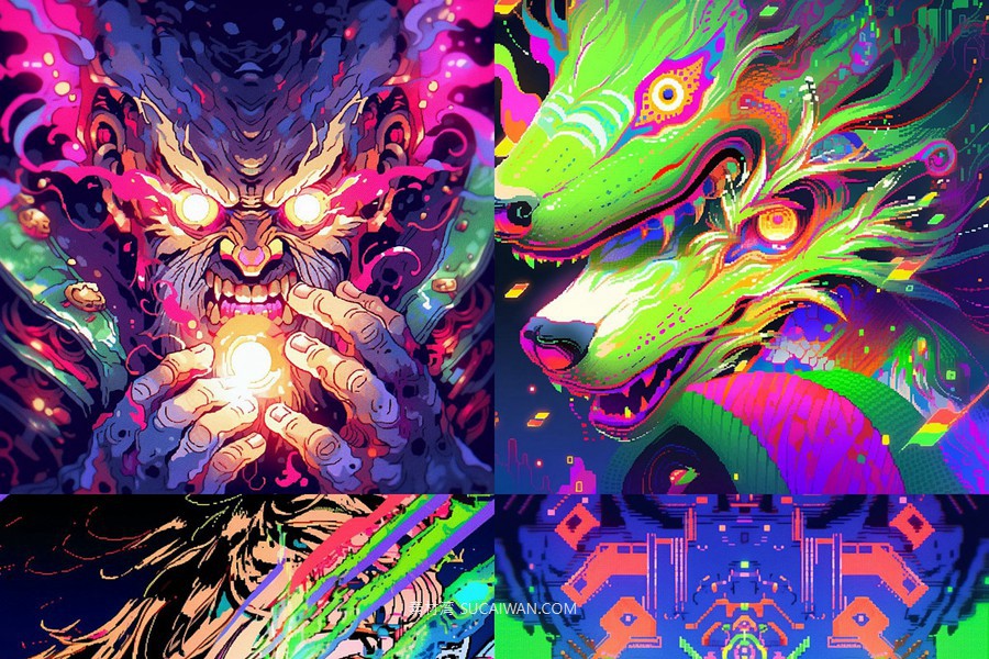 343款AI人工智能Midjourney生成复古动漫漫画电脑手机壁纸图片/关键词代码咒语素材包 343 Midjourney Prompts for Retro Anime , 第19张-素材湾丨精选海外优质设计素材资源 343款AI人工智能Midjourney生成复古动漫漫画电脑手机壁纸图片/关键词代码咒语素材包 343 Midjourney Prompts for Retro Anime , sucaiwan.com