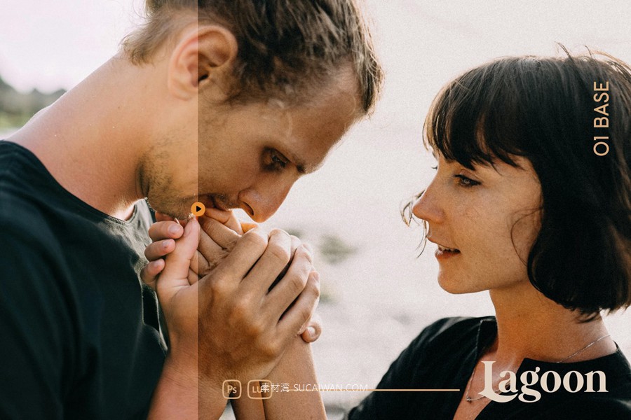 深海洋温暖色调电影肖像旅行摄影照片调色Lightroom&LUT预设 Lagoon Lightroom Presets and LUTs , sucaiwan.com