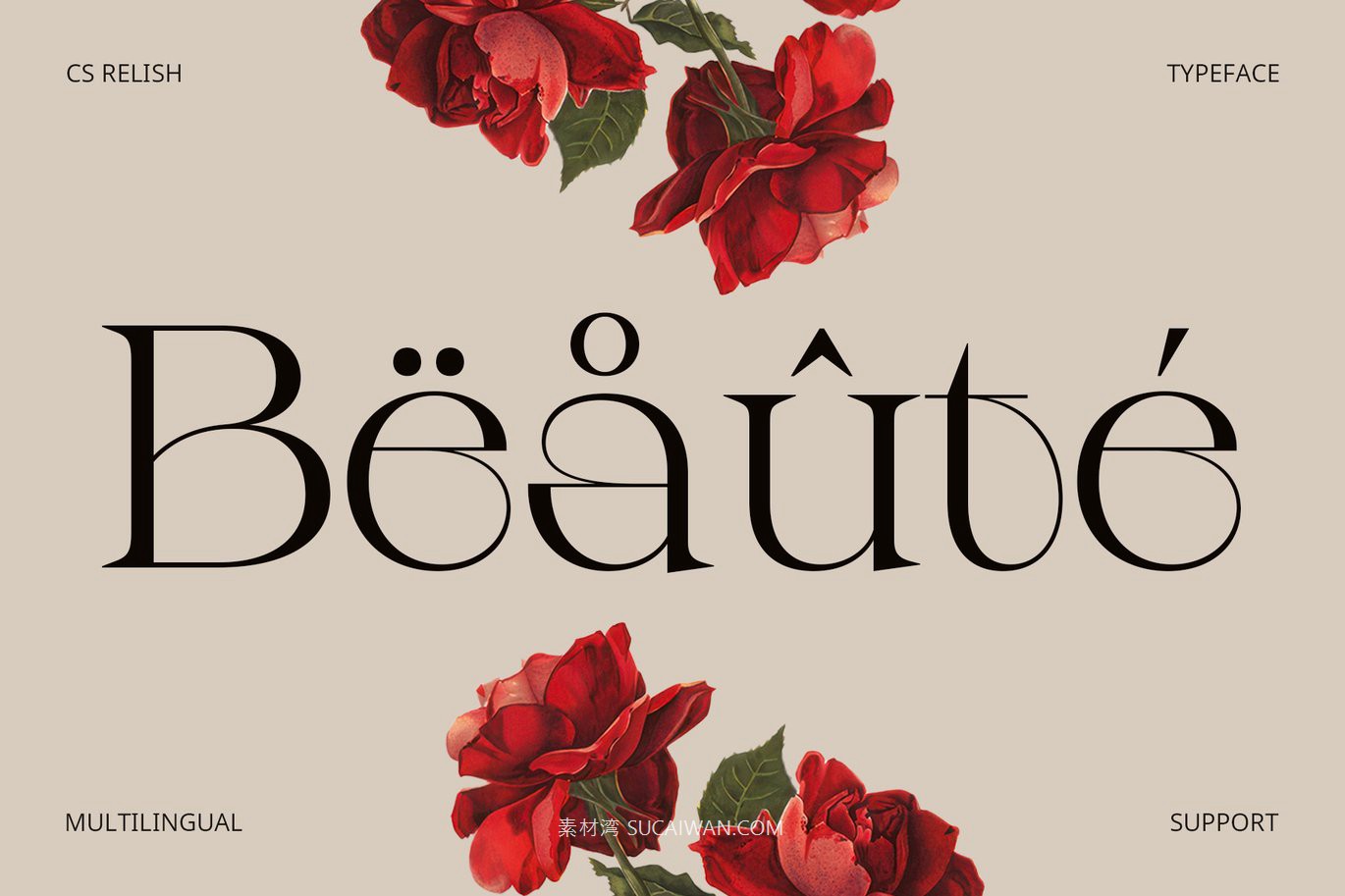 现代优雅品牌杂志包装徽标设计衬线英文字体安装包 Relish – Aesthetic Font , 第4张-素材湾丨精选海外优质设计素材资源 现代优雅品牌杂志包装徽标设计衬线英文字体安装包 Relish – Aesthetic Font , sucaiwan.com