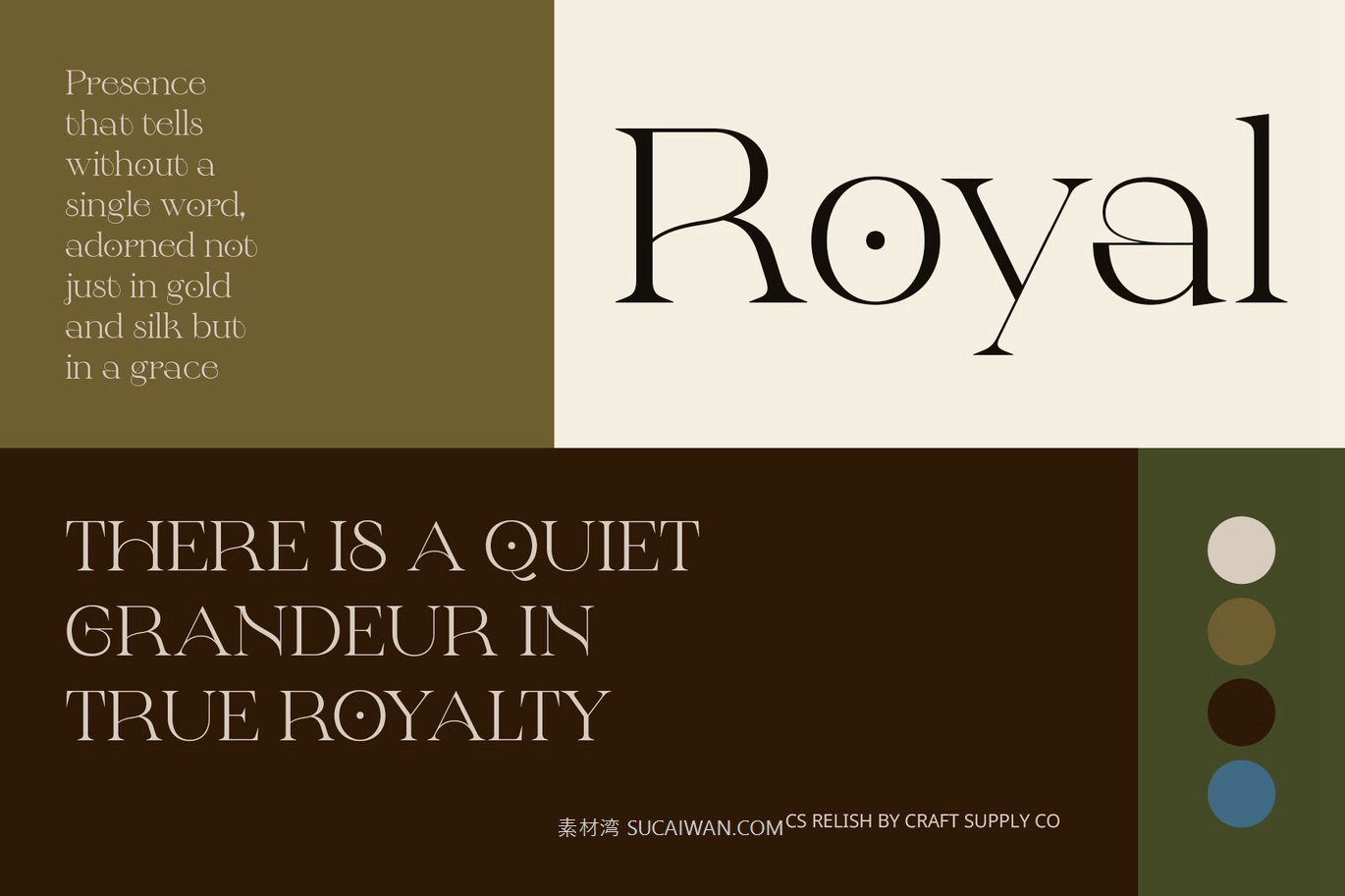 现代优雅品牌杂志包装徽标设计衬线英文字体安装包 Relish – Aesthetic Font , 第3张-素材湾丨精选海外优质设计素材资源 现代优雅品牌杂志包装徽标设计衬线英文字体安装包 Relish – Aesthetic Font , sucaiwan.com