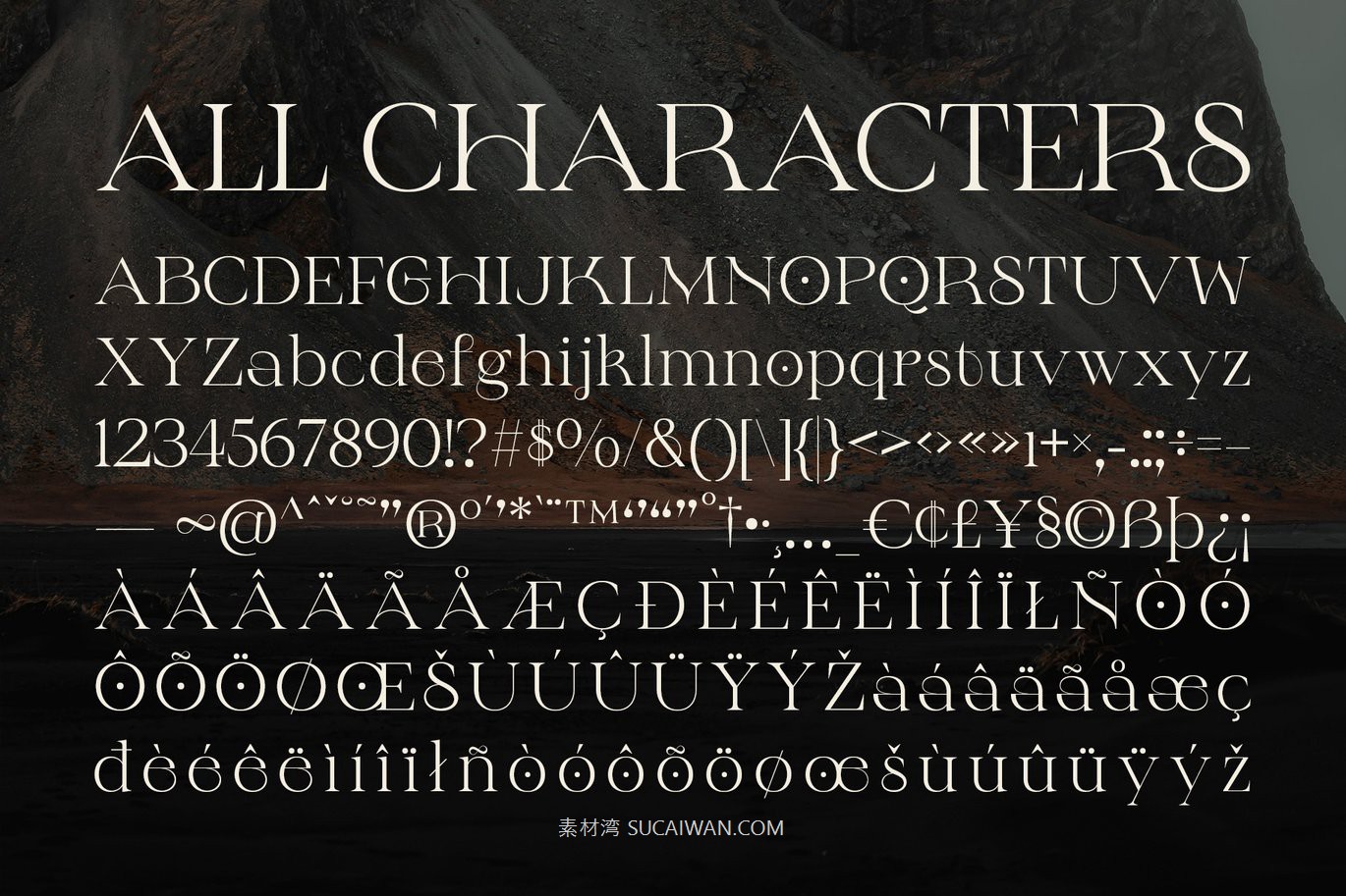 现代优雅品牌杂志包装徽标设计衬线英文字体安装包 Relish – Aesthetic Font , 第7张-素材湾丨精选海外优质设计素材资源 现代优雅品牌杂志包装徽标设计衬线英文字体安装包 Relish – Aesthetic Font , sucaiwan.com