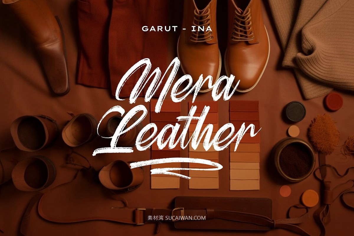 时尚优雅海报服装包装徽标设计笔刷手写英文字体安装包 Aether Melodies – Elegant Dry Brush Font , sucaiwan.com