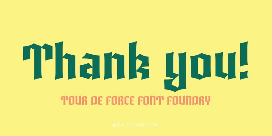 时尚复古哥特式包装网页海报标题徽标logo设计英文字体安装包 Myfonts – Dorat Font , sucaiwan.com