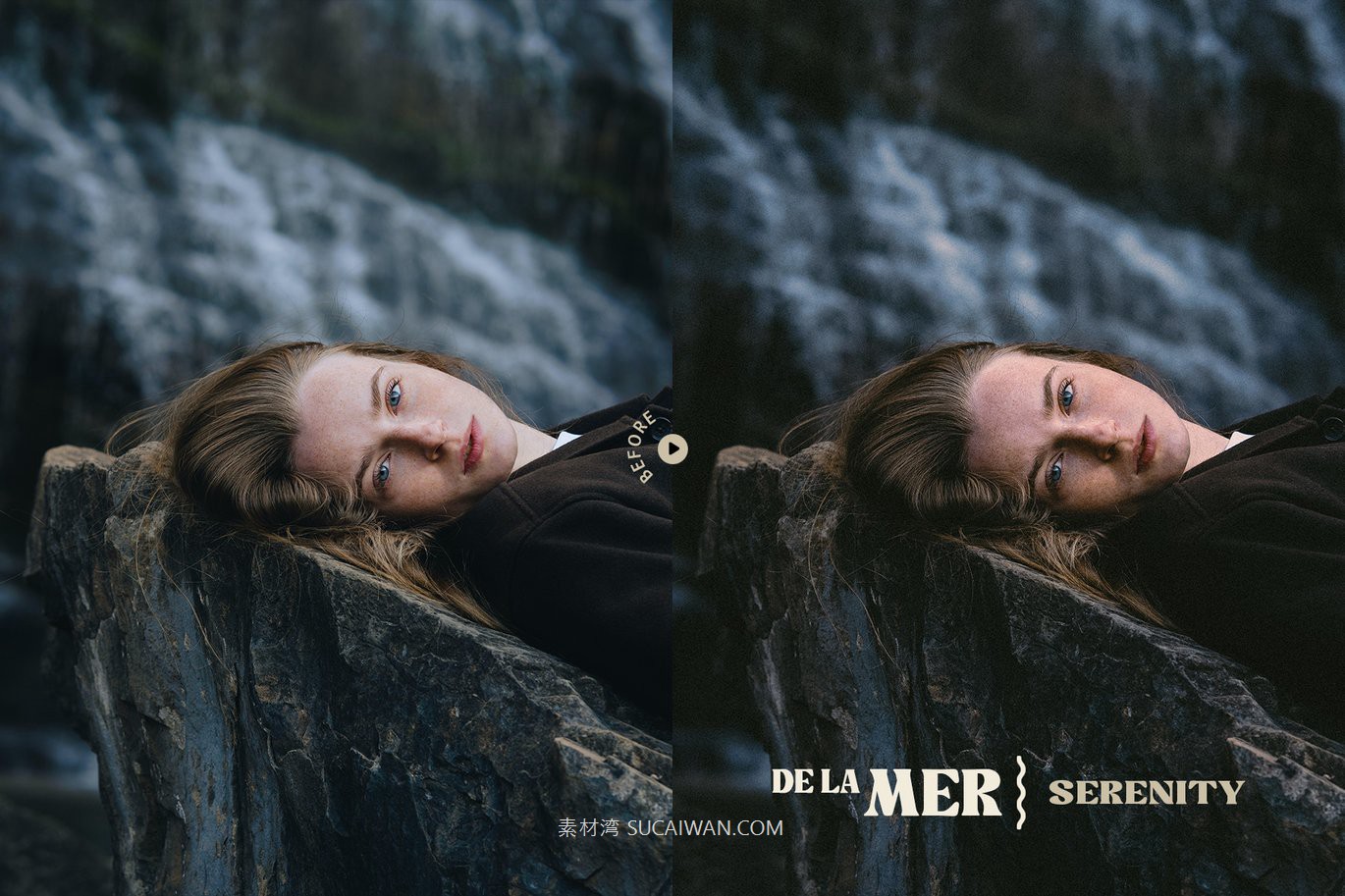 10组时尚复古美学自然冷色调肖像电影照片调色Lightroom预设 De La Mer – Nautical Lightroom Presets , sucaiwan.com