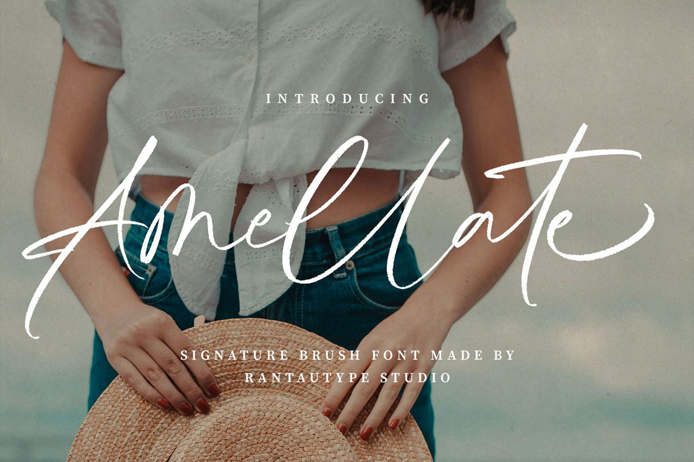 现代时尚品牌杂志包装邀请函设计手写英文字体安装包 Amellate Signature Brush Font , 第1张-素材湾丨精选海外优质设计素材资源 现代时尚品牌杂志包装邀请函设计手写英文字体安装包 Amellate Signature Brush Font , sucaiwan.com