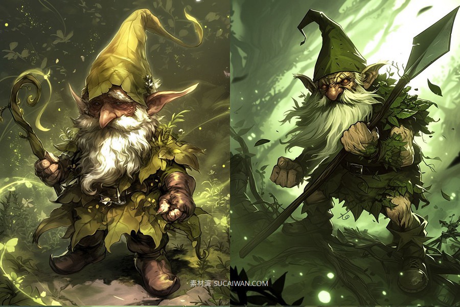 401组Ai人工智能Midjourney生成动漫漫画角色电脑手机壁纸图片/关键词代码咒语素材包 401 Midjourney Prompts for Anime Characters: Vol 3 , sucaiwan.com