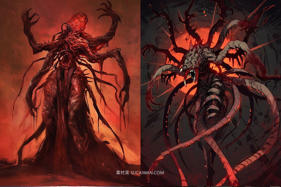 401组Ai人工智能Midjourney生成动漫漫画角色电脑手机壁纸图片/关键词代码咒语素材包 401 Midjourney Prompts for Anime Characters: Vol 3 , sucaiwan.com