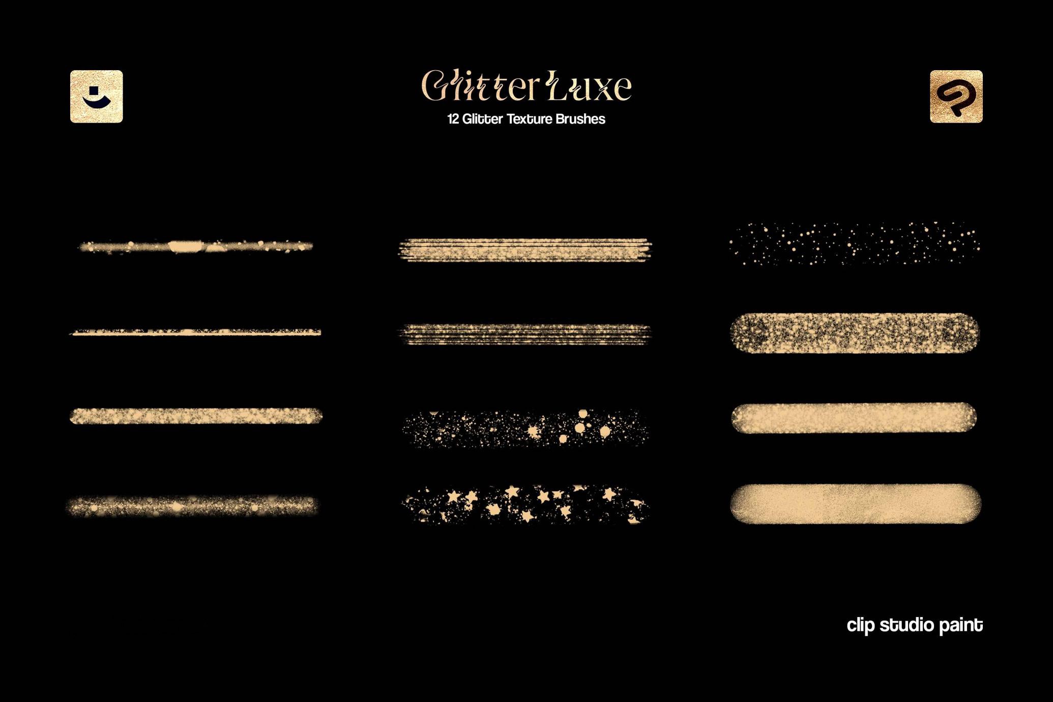 12款星光闪光污迹艺术绘画效果Clip Studio Paint笔刷画笔+闪光纹理图片 Clip Studio Glitter Texture Brushes , 第3张-素材湾丨精选海外优质设计素材资源 12款星光闪光污迹艺术绘画效果Clip Studio Paint笔刷画笔+闪光纹理图片 Clip Studio Glitter Texture Brushes , sucaiwan.com