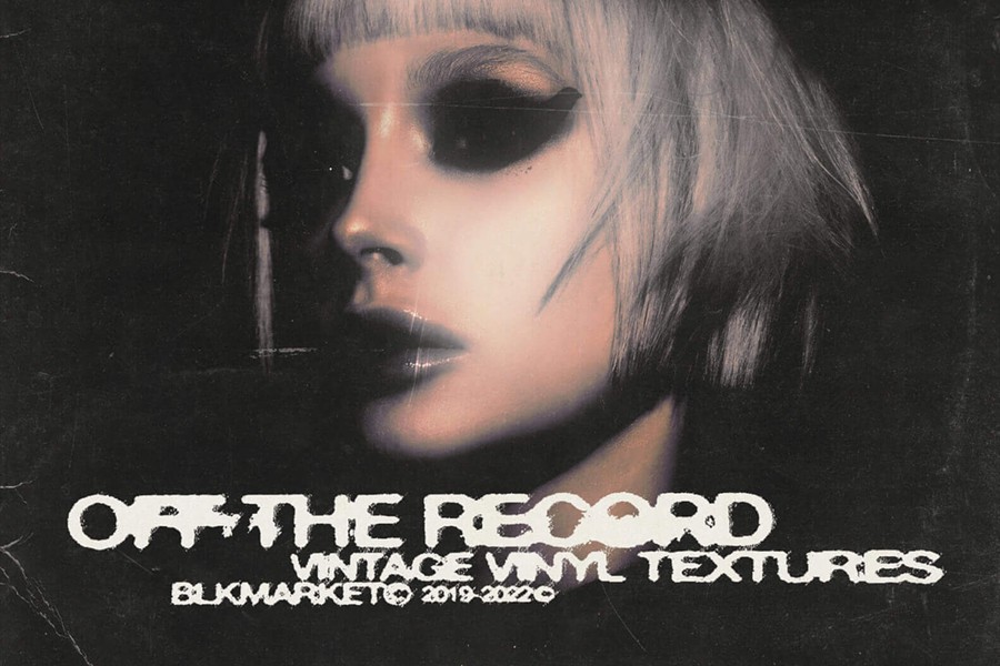 50+款复古做旧嘻哈电音风专辑黑胶唱片封面设计PSD模板+标签贴纸PNG免抠图 Off The Record – Vinyl Textures by BLKMARKET© , 第1张-素材湾丨精选海外优质设计素材资源 50+款复古做旧嘻哈电音风专辑黑胶唱片封面设计PSD模板+标签贴纸PNG免抠图 Off The Record – Vinyl Textures by BLKMARKET© , sucaiwan.com