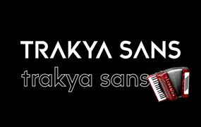 未来派几何风格包装徽标品牌海报标牌logo设计无衬线英文字体安装包 Myfonts – Trakya Sans Font Family