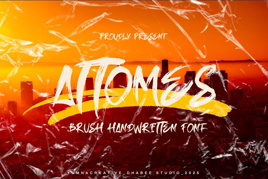 现代优雅杂志海报徽标设计手写英文字体安装包 Attomes – Brush Handwritten Font 设计素材 第1张-素材湾丨精选海外优质设计素材资源 现代优雅杂志海报徽标设计手写英文字体安装包 Attomes – Brush Handwritten Font 设计素材 sucaiwan.com