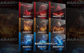 暗黑地下嘻哈说唱电音风架子鼓重低音贝斯无损音效包 Cymatics PARADOX 3 Launch Edition