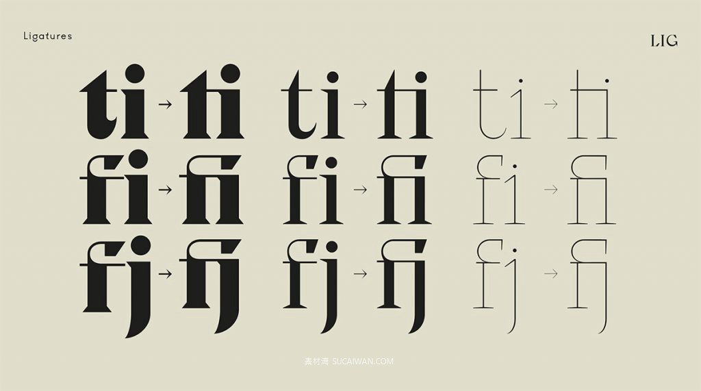 潮流逆反差视觉海报标题logo设计psai英文字体安装包 Cako Font Family 设计素材 sucaiwan.com