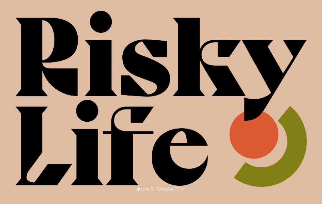 潮流逆反差视觉海报标题logo设计psai英文字体安装包 Cako Font Family 设计素材 sucaiwan.com