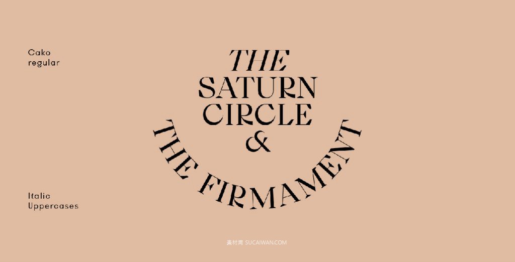 潮流逆反差视觉海报标题logo设计psai英文字体安装包 Cako Font Family 设计素材 sucaiwan.com