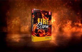 BusyBoxx – V70 Fire Storm 81组火焰火苗燃烧喷射火星效合成动画4K视频特素材
