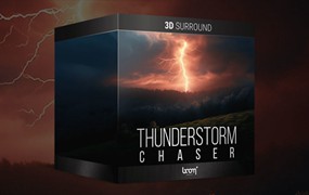 208组风暴暴风雨雨滴冰雹风声雷声无损音效素材包 Boom Library Thunderstorm Chaser 3D Surround / Stereo WAV