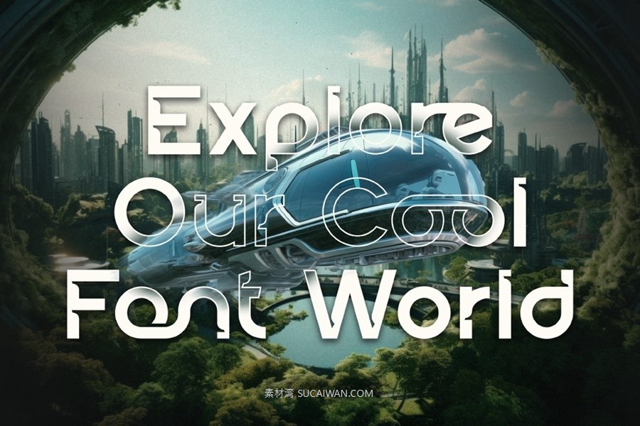 未来科幻赛博朋克风品牌游戏徽标设计无衬线英文字体安装包 Frelon 设计素材 第3张-素材湾丨精选海外优质设计素材资源 未来科幻赛博朋克风品牌游戏徽标设计无衬线英文字体安装包 Frelon 设计素材 sucaiwan.com