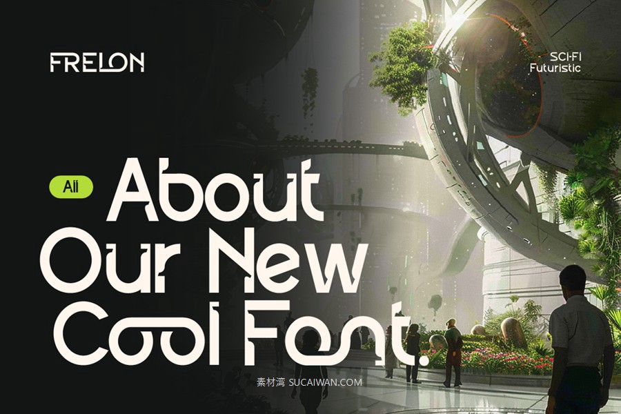 未来科幻赛博朋克风品牌游戏徽标设计无衬线英文字体安装包 Frelon 设计素材 第10张-素材湾丨精选海外优质设计素材资源 未来科幻赛博朋克风品牌游戏徽标设计无衬线英文字体安装包 Frelon 设计素材 sucaiwan.com