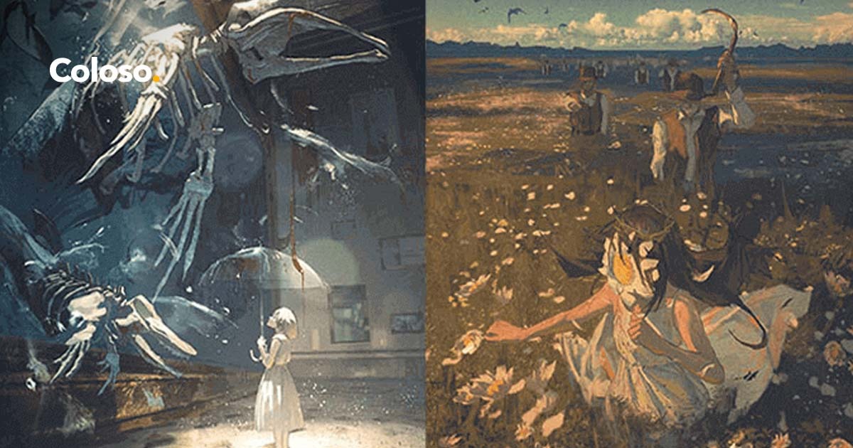 [独家AI翻译] Procreate卡通动漫人物场景手绘插画绘画视频教程 中文字幕 Coloso – Techniques to Create Unique Storytelling Illustrations , sucaiwan.com