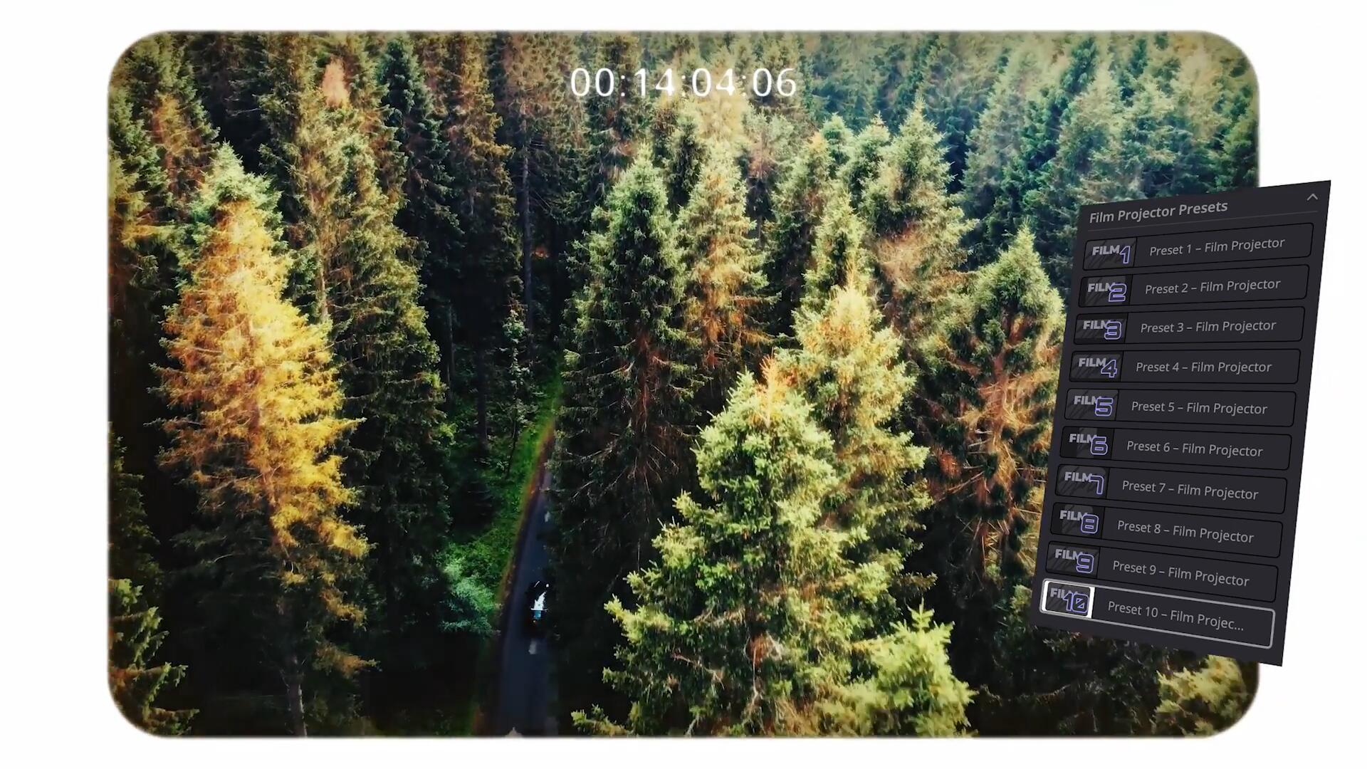 达芬奇预设：复古老式16/35mm胶片电影放映机模拟视觉效果预设 FILM PROJECTOR EMULATOR , sucaiwan.com