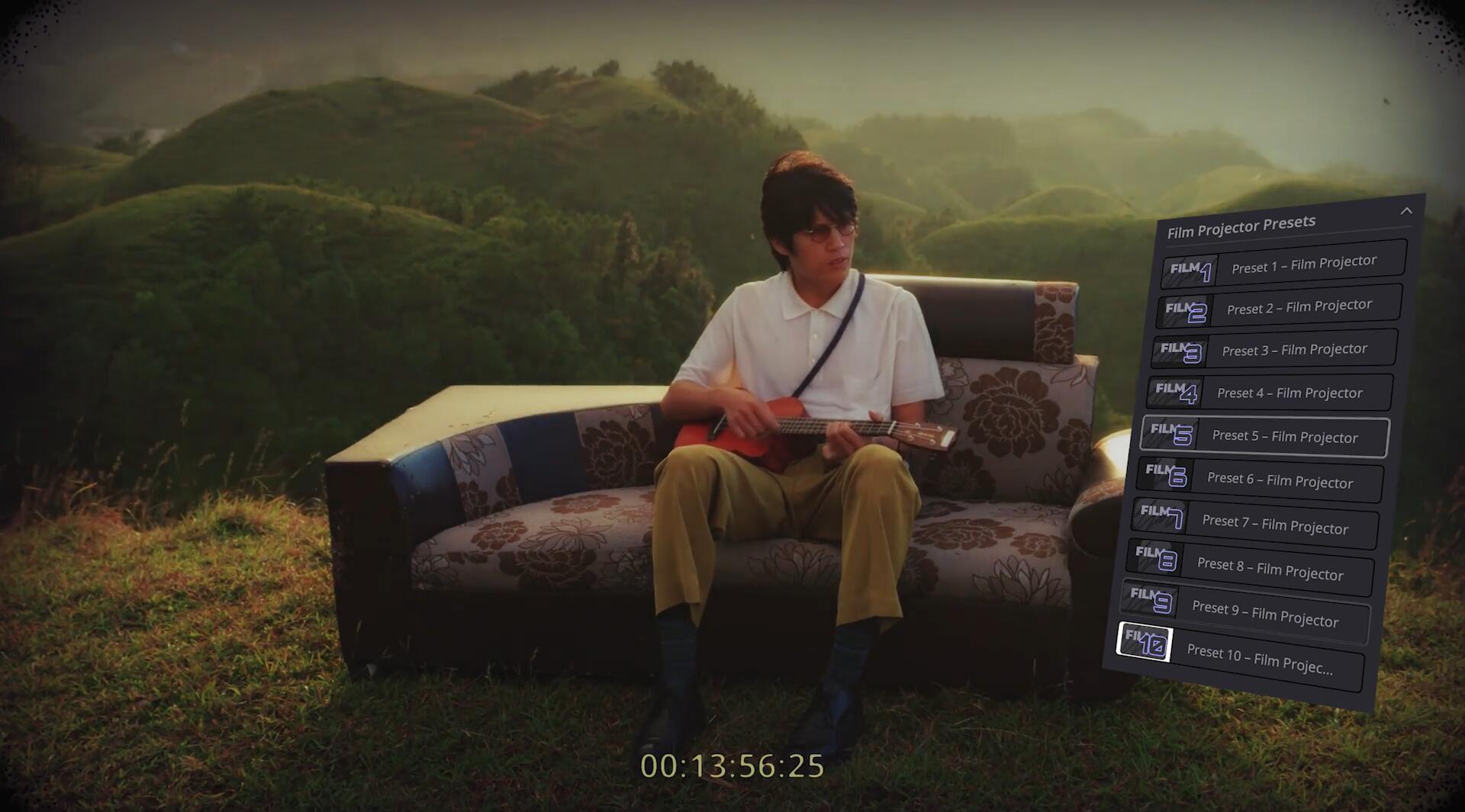 达芬奇预设：复古老式16/35mm胶片电影放映机模拟视觉效果预设 FILM PROJECTOR EMULATOR , sucaiwan.com