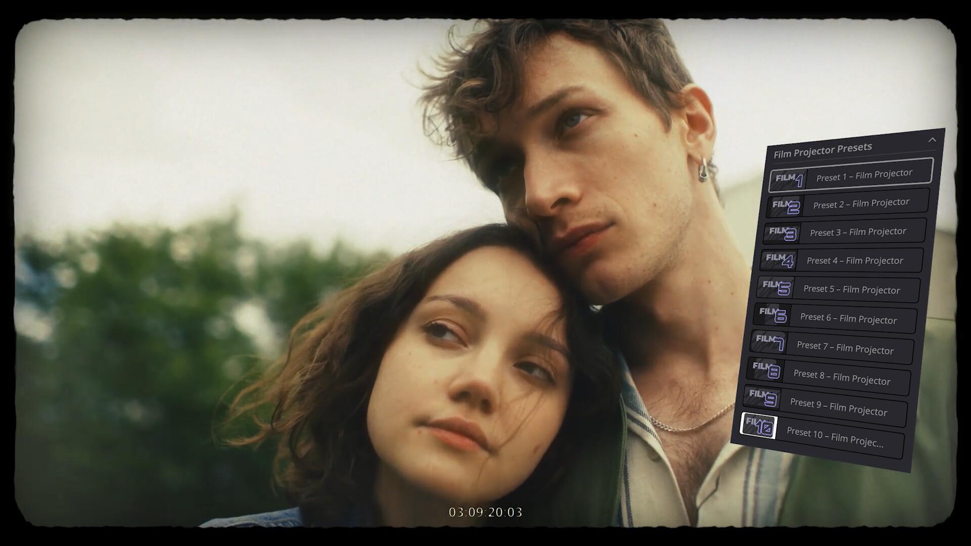 达芬奇预设：复古老式16/35mm胶片电影放映机模拟视觉效果预设 FILM PROJECTOR EMULATOR , sucaiwan.com