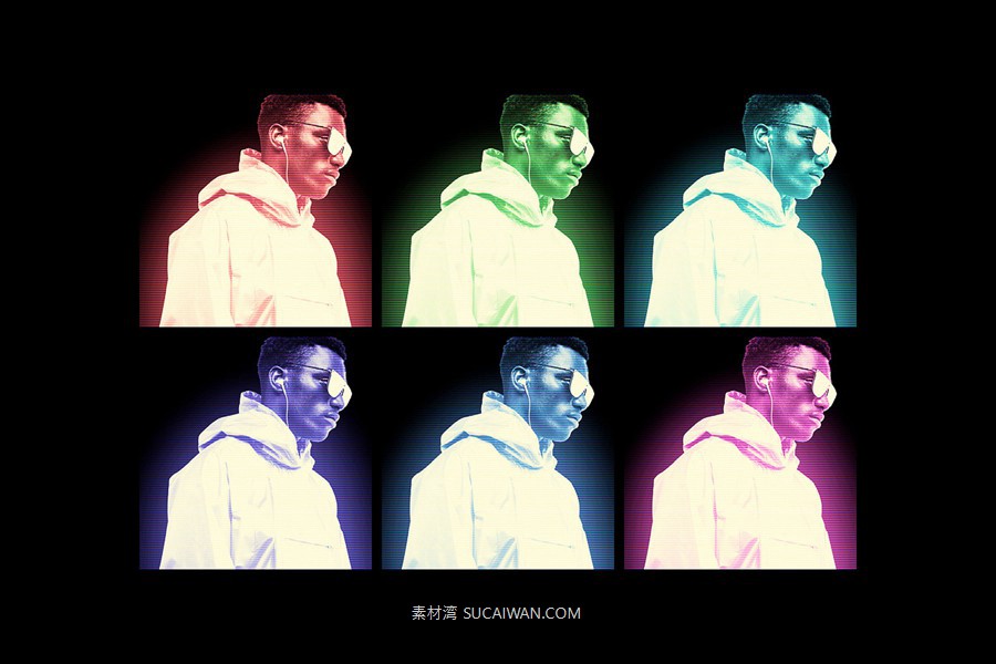 未来赛博朋克CRT全息发光照片效果ps特效滤镜样机 CRT Hologram Effect , 第3张-素材湾丨精选海外优质设计素材资源 未来赛博朋克CRT全息发光照片效果ps特效滤镜样机 CRT Hologram Effect , sucaiwan.com