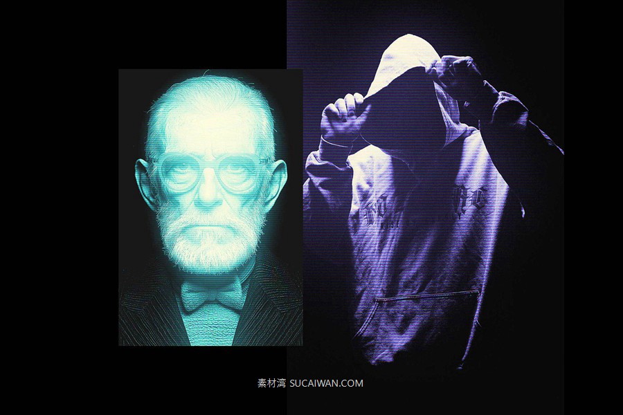 未来赛博朋克CRT全息发光照片效果ps特效滤镜样机 CRT Hologram Effect , 第4张-素材湾丨精选海外优质设计素材资源 未来赛博朋克CRT全息发光照片效果ps特效滤镜样机 CRT Hologram Effect , sucaiwan.com