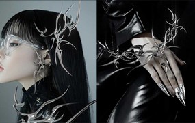 大师课程：Coloso独特审美酸性金属感3D动态海报视觉C4D视频课程