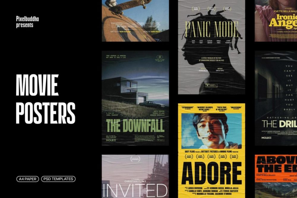 12款好莱坞电影电视剧大片视觉宣传主题海报设计PSD分层源文件素材 Movie Posters Collection , 第1张-素材湾丨精选海外优质设计素材资源 12款好莱坞电影电视剧大片视觉宣传主题海报设计PSD分层源文件素材 Movie Posters Collection , sucaiwan.com