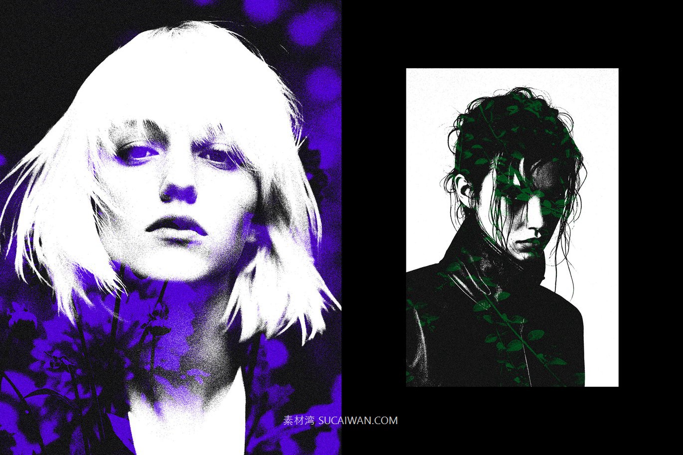 复古双重曝光颗粒照片效果ps特效滤镜样机 Grain Double Exposure Poster Effect , 第3张-素材湾丨精选海外优质设计素材资源 复古双重曝光颗粒照片效果ps特效滤镜样机 Grain Double Exposure Poster Effect , sucaiwan.com