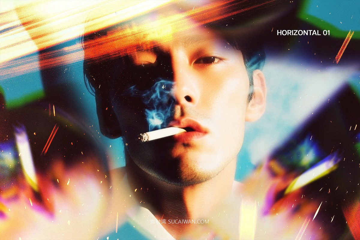 故障失真扭曲照片效果ps特效滤镜样机 Distorted Mirror Photo Effect , 第2张-素材湾丨精选海外优质设计素材资源 故障失真扭曲照片效果ps特效滤镜样机 Distorted Mirror Photo Effect , sucaiwan.com