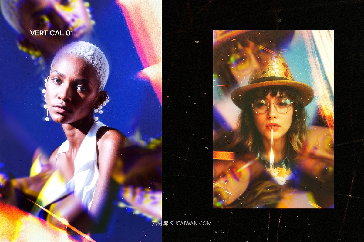 故障失真扭曲照片效果ps特效滤镜样机 Distorted Mirror Photo Effect , 第3张-素材湾丨精选海外优质设计素材资源 故障失真扭曲照片效果ps特效滤镜样机 Distorted Mirror Photo Effect , sucaiwan.com