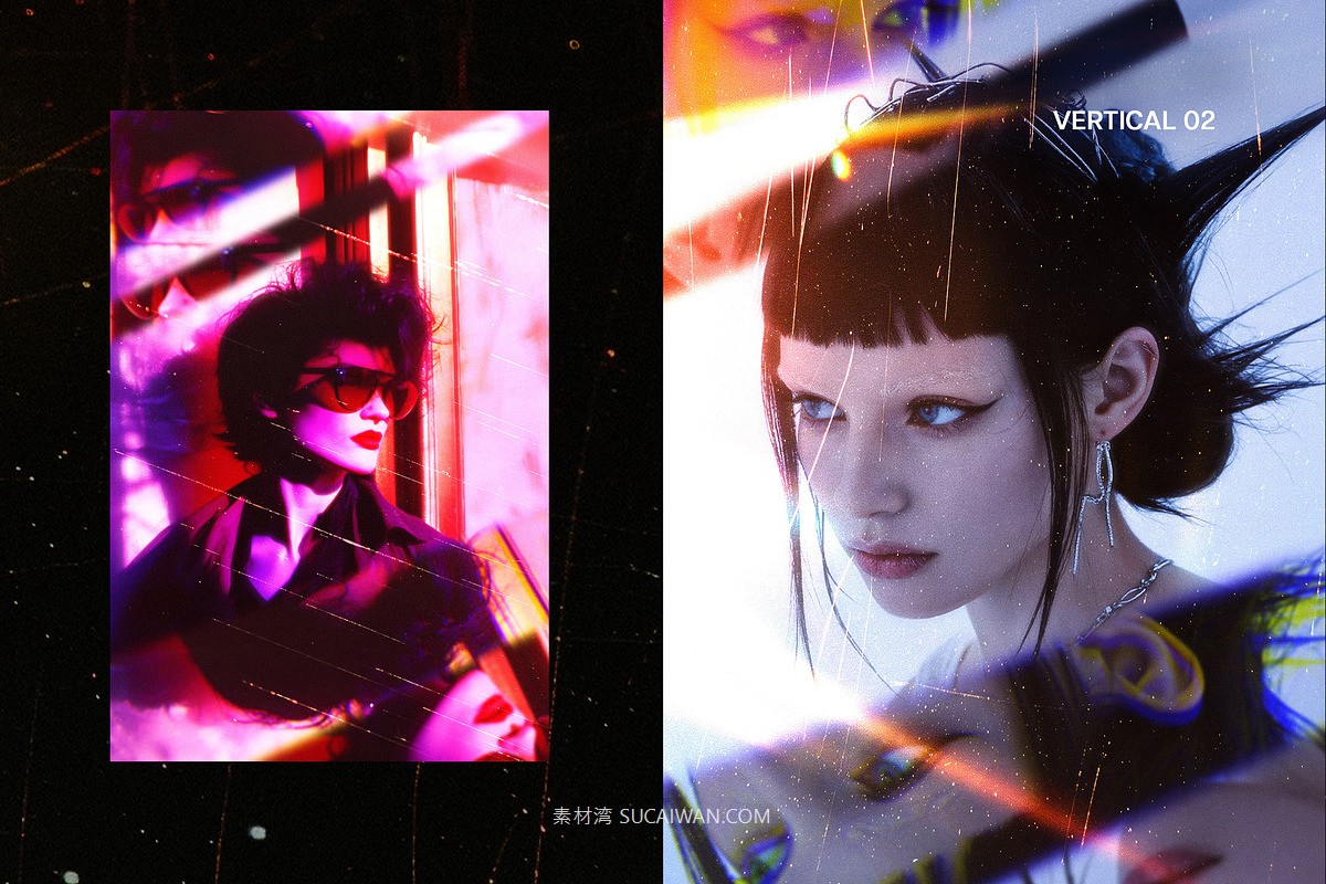 故障失真扭曲照片效果ps特效滤镜样机 Distorted Mirror Photo Effect , 第6张-素材湾丨精选海外优质设计素材资源 故障失真扭曲照片效果ps特效滤镜样机 Distorted Mirror Photo Effect , sucaiwan.com