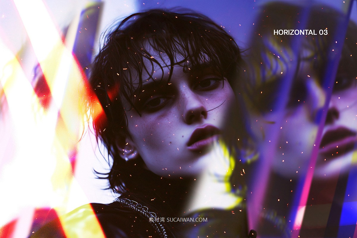 故障失真扭曲照片效果ps特效滤镜样机 Distorted Mirror Photo Effect , 第9张-素材湾丨精选海外优质设计素材资源 故障失真扭曲照片效果ps特效滤镜样机 Distorted Mirror Photo Effect , sucaiwan.com